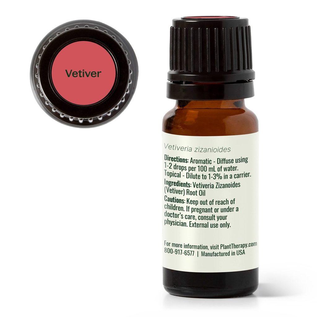 Vetiver Essential Oil - 10ml - 8