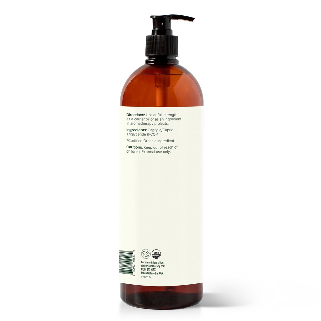 Fractionated Coconut Carrier Oil - 16oz - 12