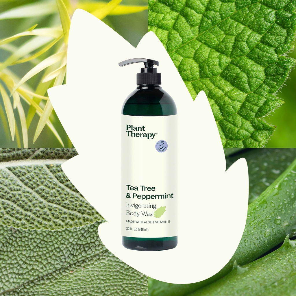 Tea Tree & Peppermint Body Wash - 16oz - 7