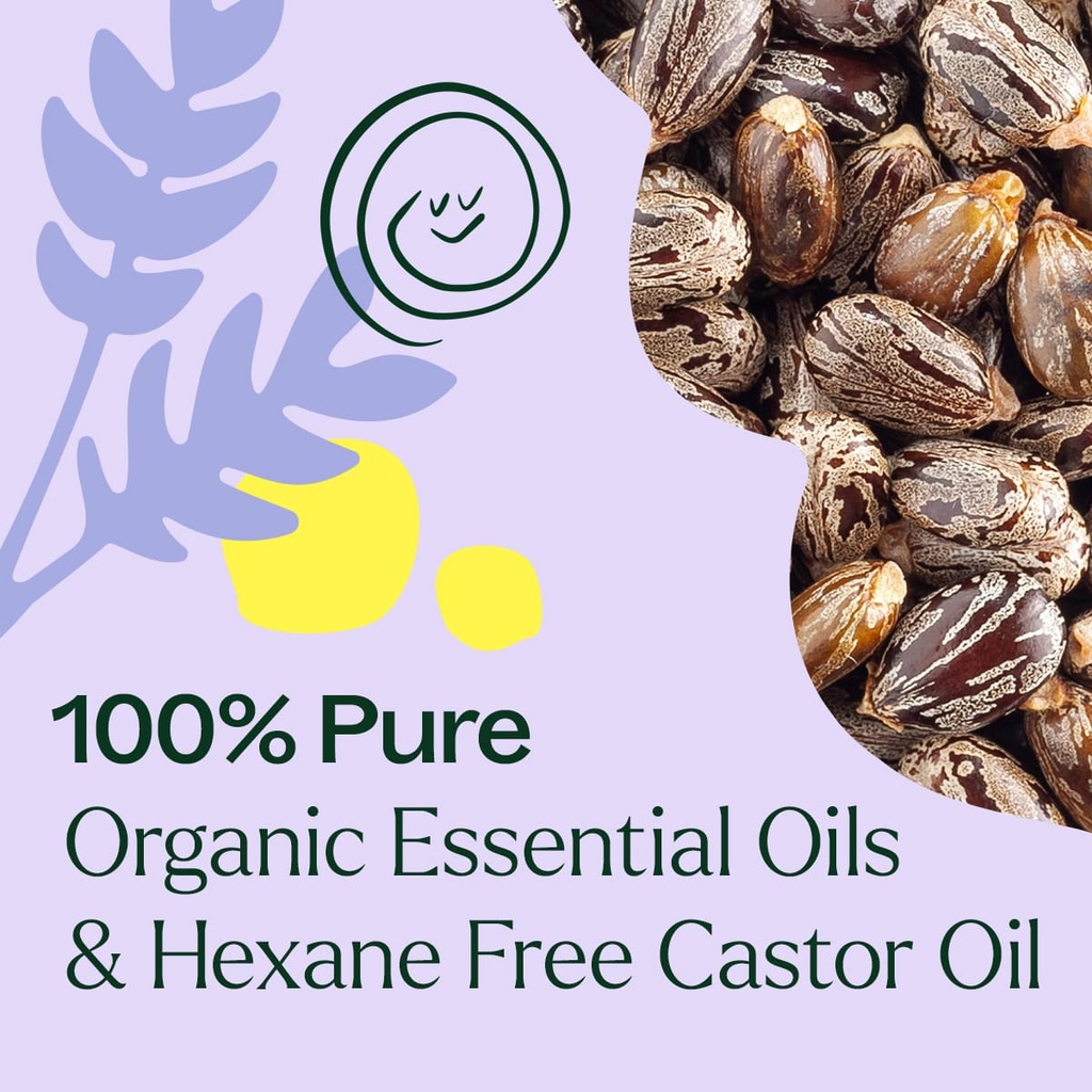Organic Castor Body Oil Roll-on 30 ml - 2