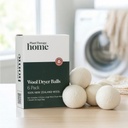 Wool Dryer Balls - Pack of 6 - 4