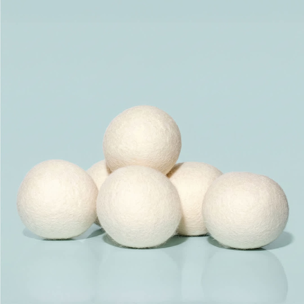 Wool Dryer Balls - Pack of 6 - 8