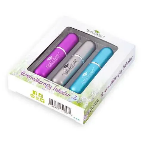 Portable Aluminum Aromatherapy Inhaler - Pack of 3.webp