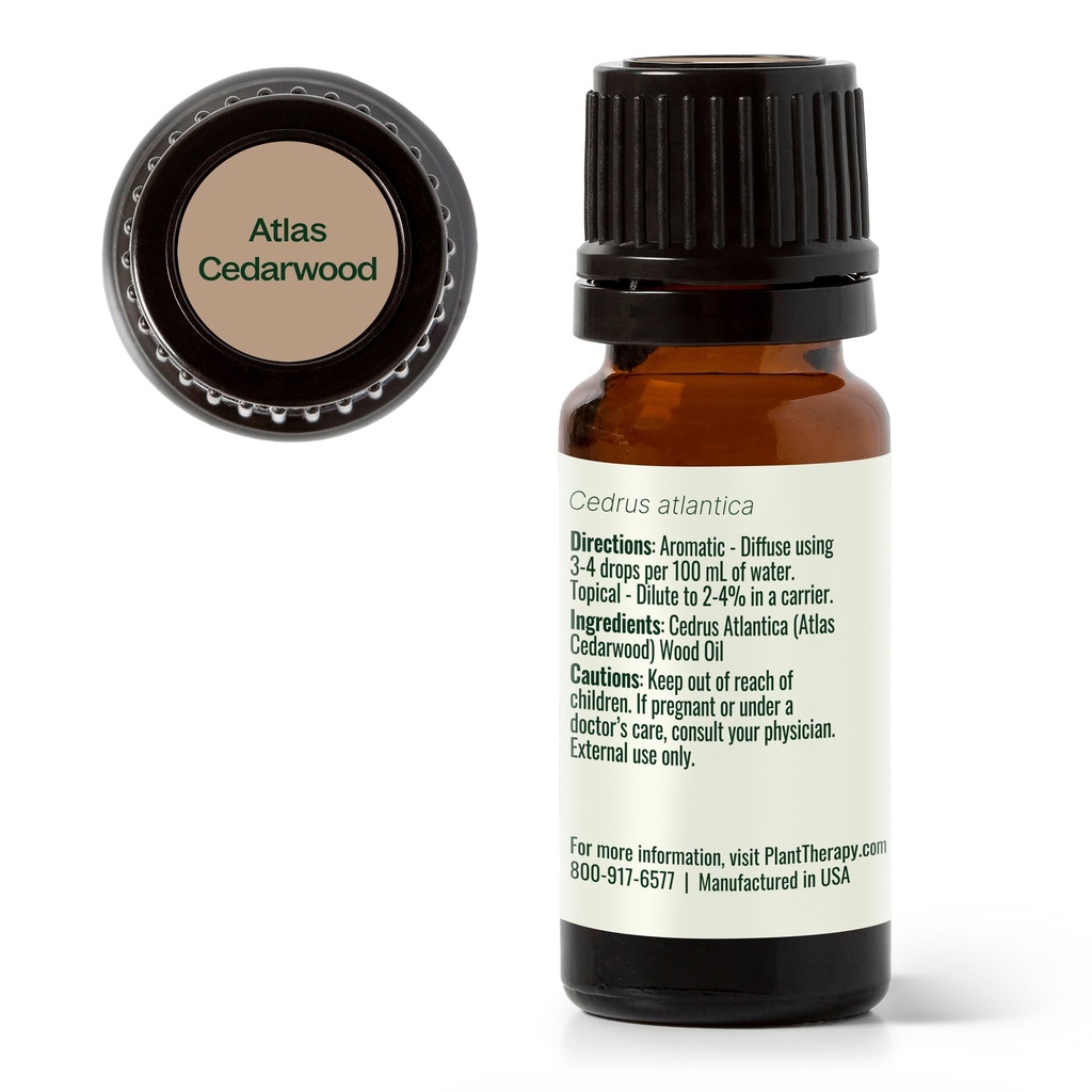 Atlas Cedarwood Essential Oil - 10ml - 12