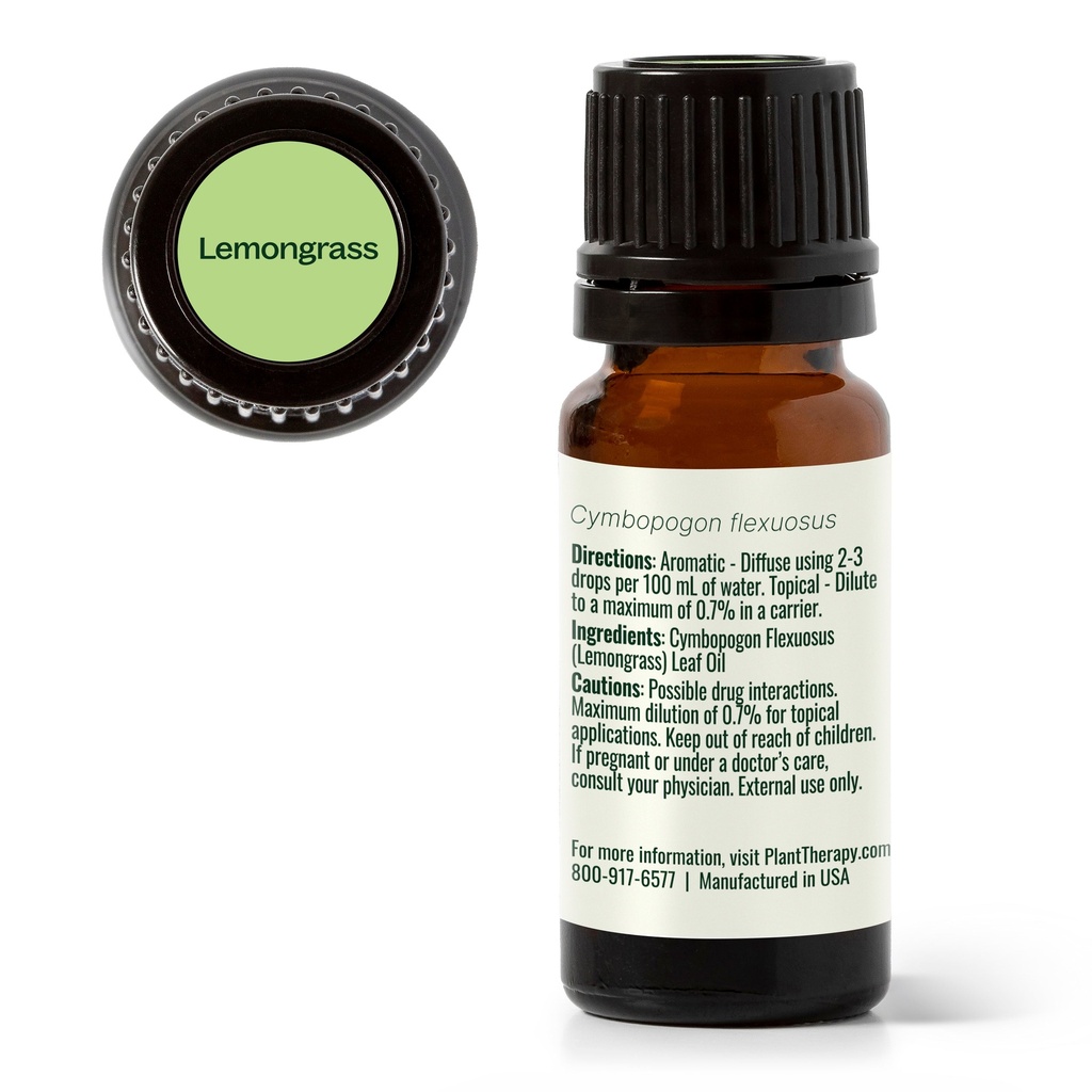 Lemongrass Essential Oil - 10ml - 9