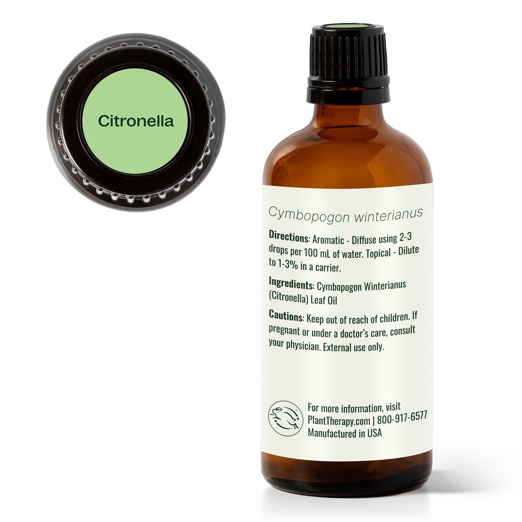 Citronella Essential Oil - 10ml - 18
