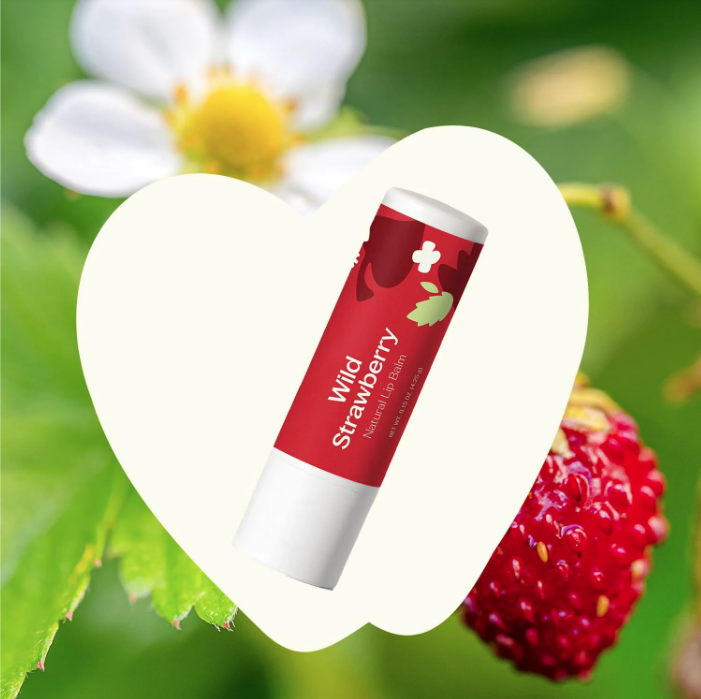 Wild Strawberry Natural Lip Balm
