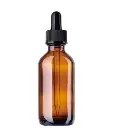 Amber Glass Dropper Bottle & Glass Pipette - 30ml