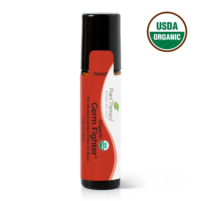 Organic Germ Fighter®️ Essential Oil Blend Pre-Diluted Roll-On - 10ml