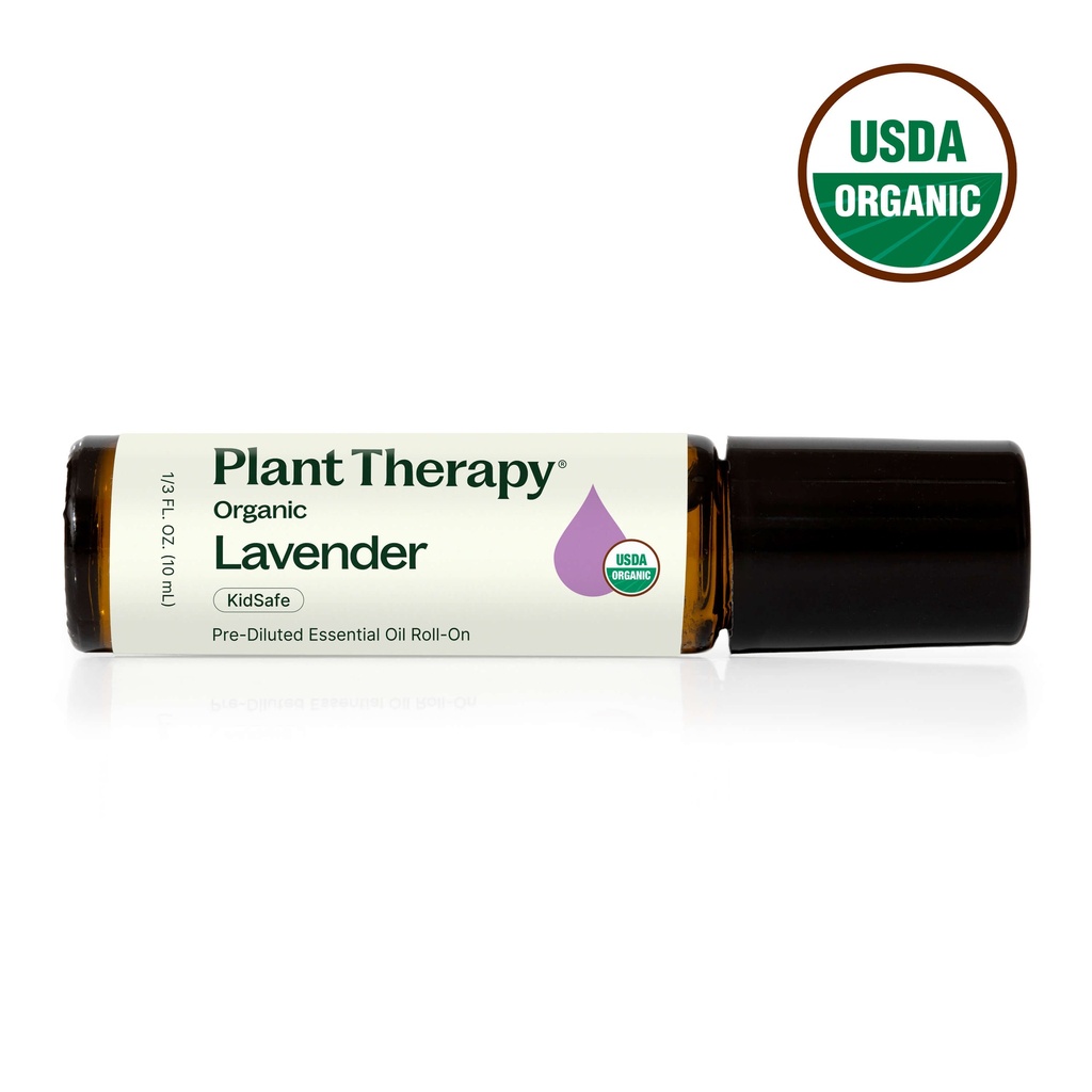 Organic Lavender Essential Oil Pre-Diluted Roll-On - 10ml