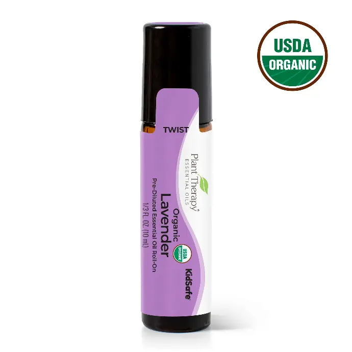 Organic Lavender Essential Oil Pre-Diluted Roll-On - 10ml