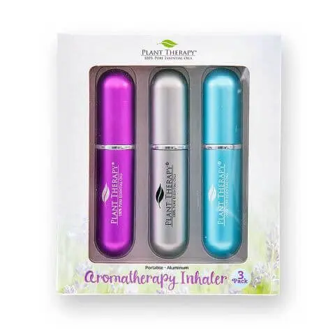 Portable Aluminum Aromatherapy Inhaler - Pack of 3