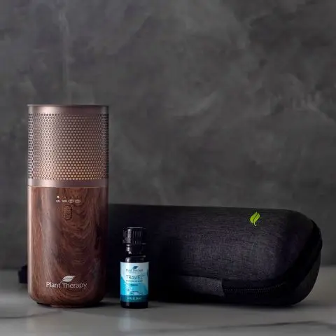 Portable Diffuser with Travel Pack - Wood Grain