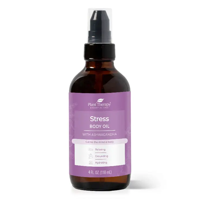 Stress Body Oil with Ashwagandha - 04oz